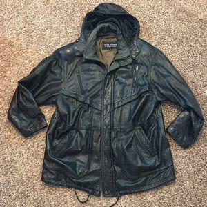Wilson’s Leather XL Lined Motorcycle Jacket Hood